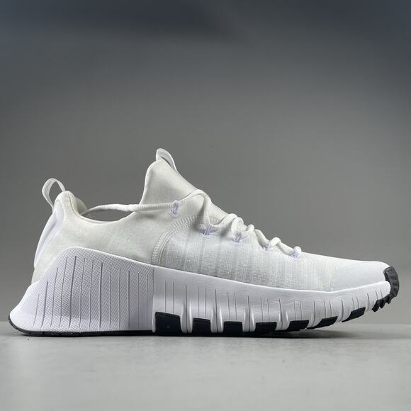 Women 15 Men 13.5 Nike Free Metcon 6 White Turquoise Athletic Sneaker FJ7126-102 - Picture 5 of 9